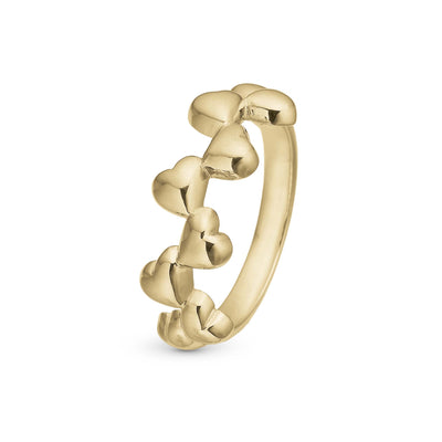 Christina My Love ring i forgyldt sølv – model 800-9.2.B