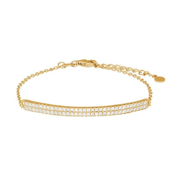 Køb Joanli Nor - Forgyldt sølv armbånd med cz. stav - Modelnr.: 845 081-3 hos Guldsmed Smeds