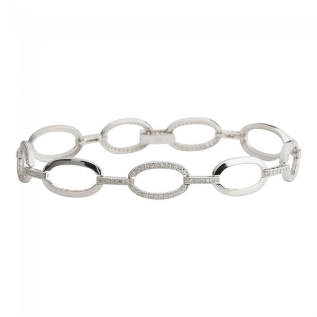 Køb Nordahl Andersen - sølv armbånd rhod. med cz. - Modelnr.: 845 002 hos Guldsmed Smeds