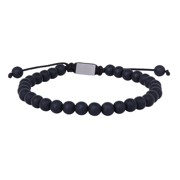 Køb Son of noa - SON bracelet matt black onyx 19cm - 25cm - Model: 898 004-21 hos Guldsmed Smeds