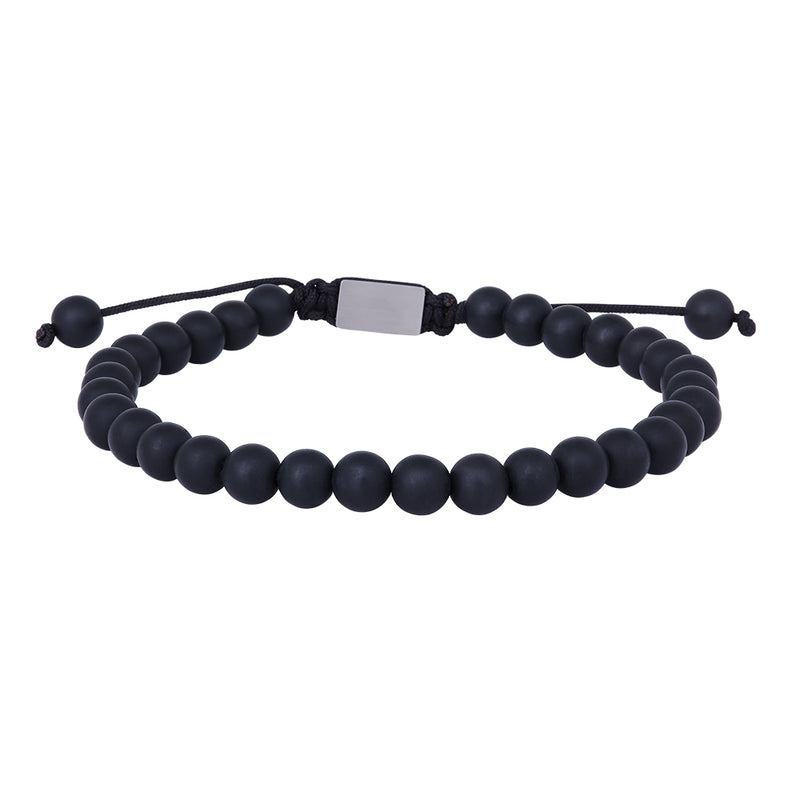 Køb Son of noa - SON bracelet matt black onyx 19cm - 25cm - Model: 898 004-21 hos Guldsmed Smeds