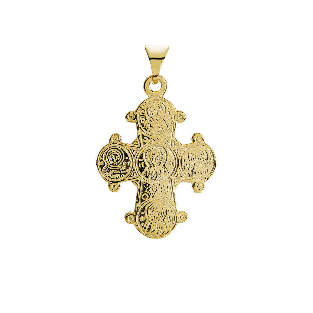 Køb Lund of Copenhagen - Dagmarkors forgyldt sølv vedhæng, 20x17mm – Model: 906015-F hos Guldsmed Smeds