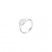 Køb Margueritring sølv m. hvid emalje - 9 mm marguerit - Modelnr.: 907009-H hos Guldsmed Smeds