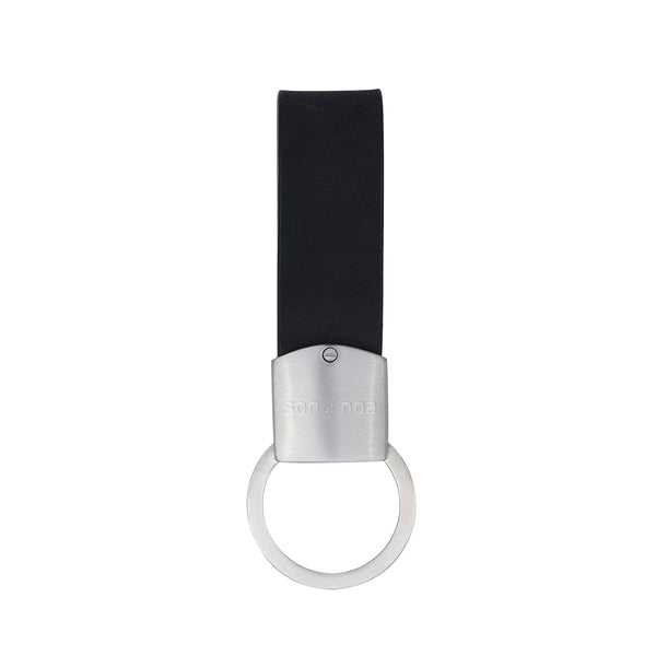Køb Son of noa - SON key ring black calf leather 9cm - Model: 997 000-BLACK hos Guldsmed Smeds