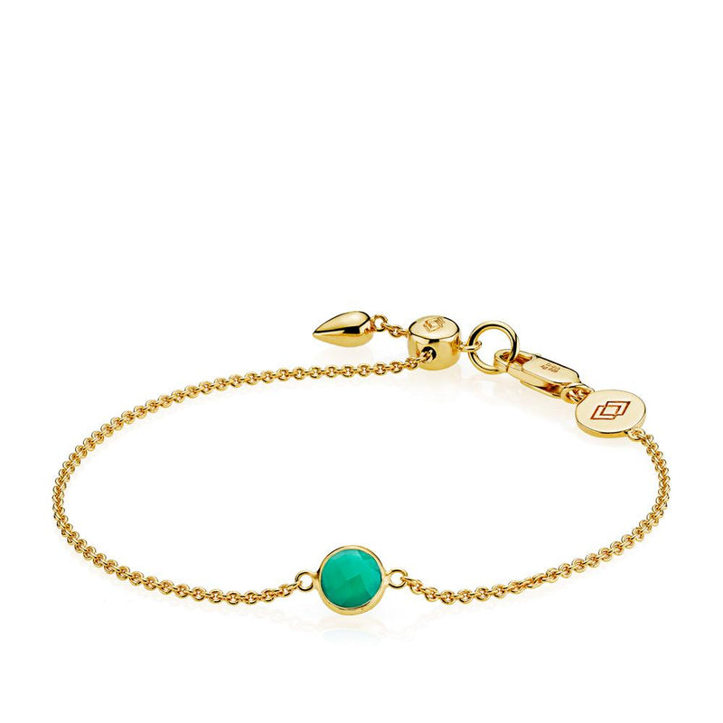 Køb Izabel Camille - PRIMA DONNA armbånd med grøn onyx - Model: a3057gs-green-onyx hos Guldsmed Smeds