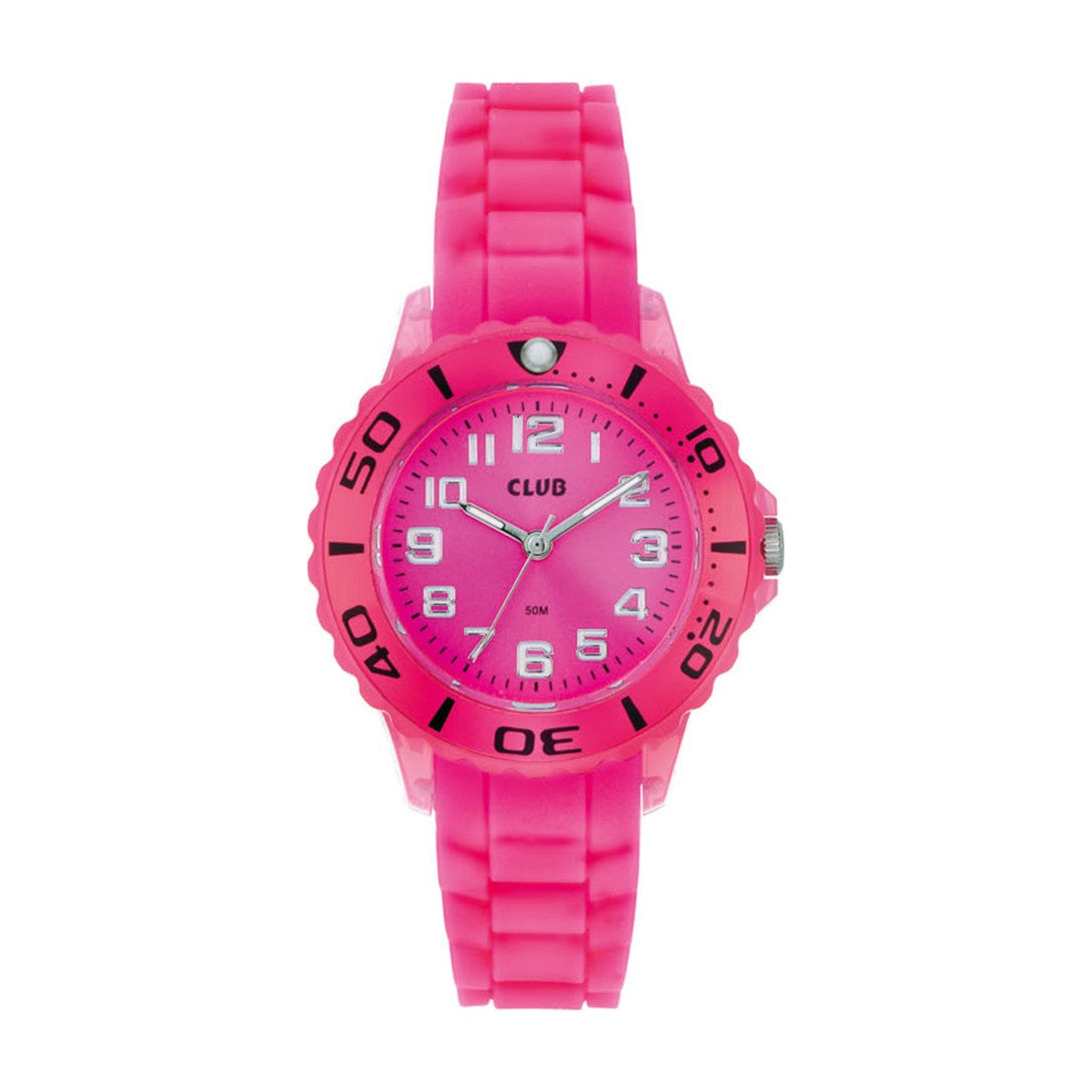 Køb CLUB - PIGE UR - PLASTIK MED PINK REM - Model: A65163R2A hos Guldsmed Smeds