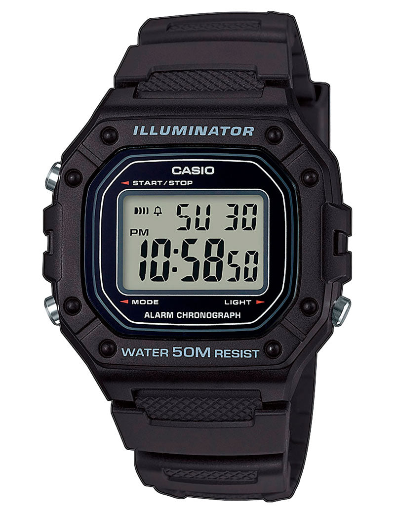 Køb CASIO - CLASSIC UR - Model: W-218H-1AVEF hos Guldsmed Smeds