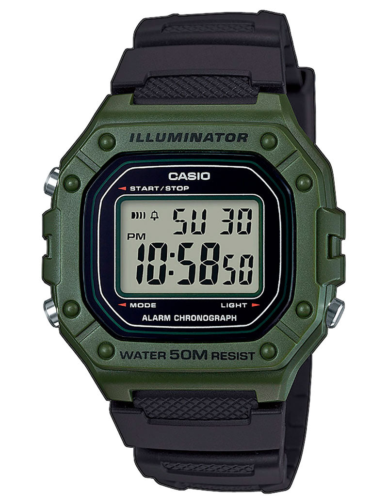 Køb CASIO - CLASSIC UR - Model: W-218H-3AVEF hos Guldsmed Smeds
