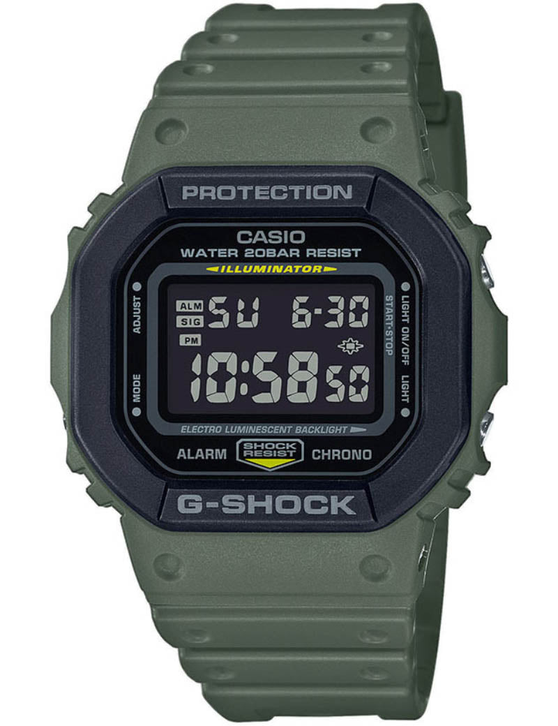 Køb CASIO - G-SHOCK UR - Model: DW-5610SU-3ER hos Guldsmed Smeds