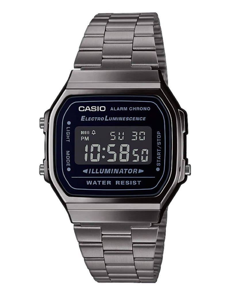 Køb CASIO - VINTAGE UR  - Model: A168WEGG-1BEF hos Guldsmed Smeds