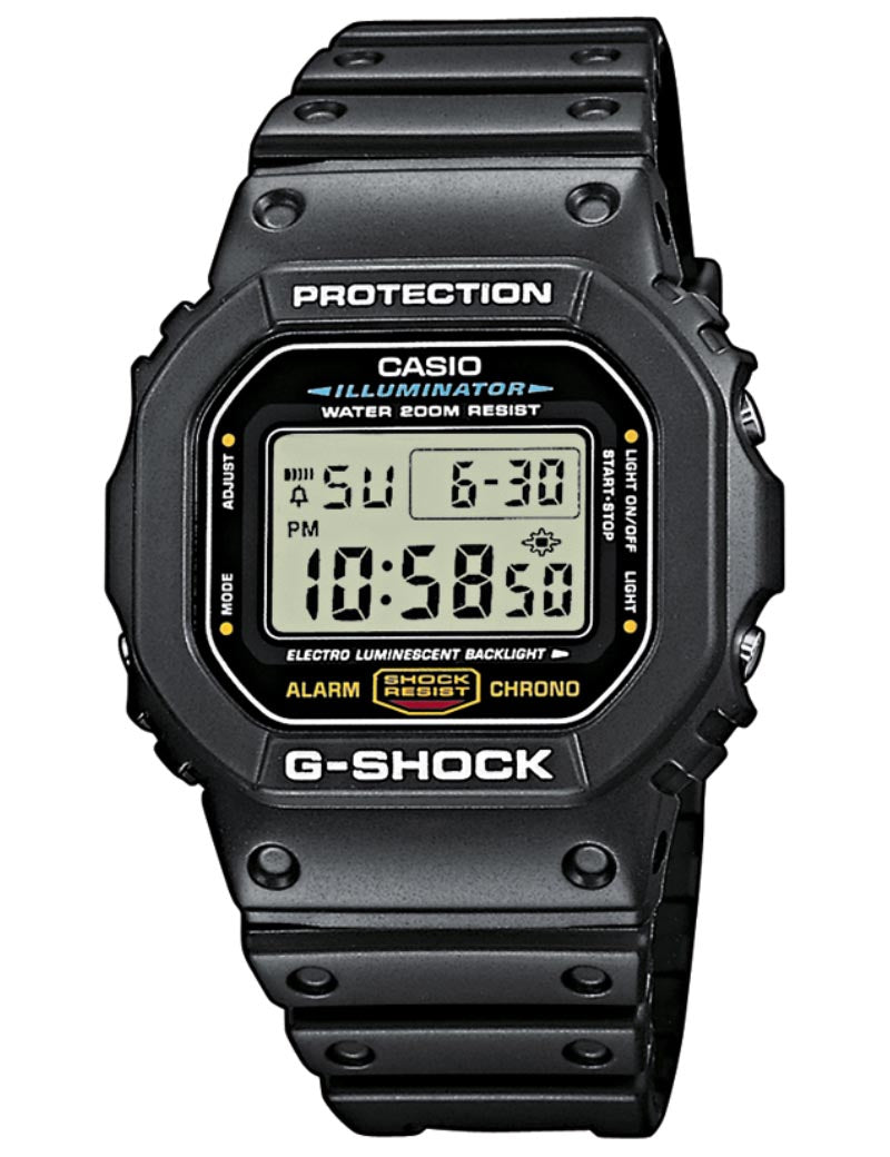 Køb CASIO - G-SHOCK UR  - Model: DW-5600E-1VER hos Guldsmed Smeds