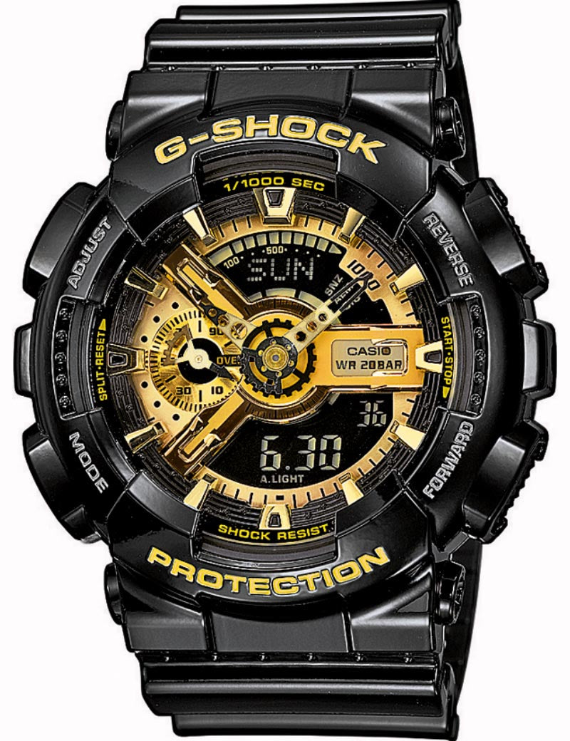 Køb CASIO - G-SHOCK PREMIUM - Model: GA-110GB-1AER hos Guldsmed Smeds
