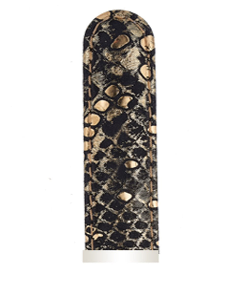 Køb Christina Jewelry & Watches - Collect læderrem - Gold black hos Guldsmed Smeds