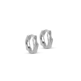 Enamel - Sølv Everly hoops 15 mm - Model: E29SM