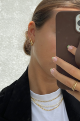Jeberg Jewellery - Forgyldt Powerfull Hoops - Model: 51790