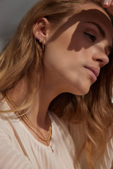 Jeberg Jewellery - Forgyldt Sand Dune Hoop - Model: 51200