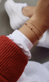 Jeberg Jewellery - Forgyldt Figaro armbånd - Model: 4518-16-G-EXT