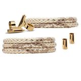 Køb Christina Jewelry & Watches - Watch cord set, Gold snake lædersæt til ur, 16mm eller 18mm - Modelnr.: 604-GS hos Guldsmed Smeds