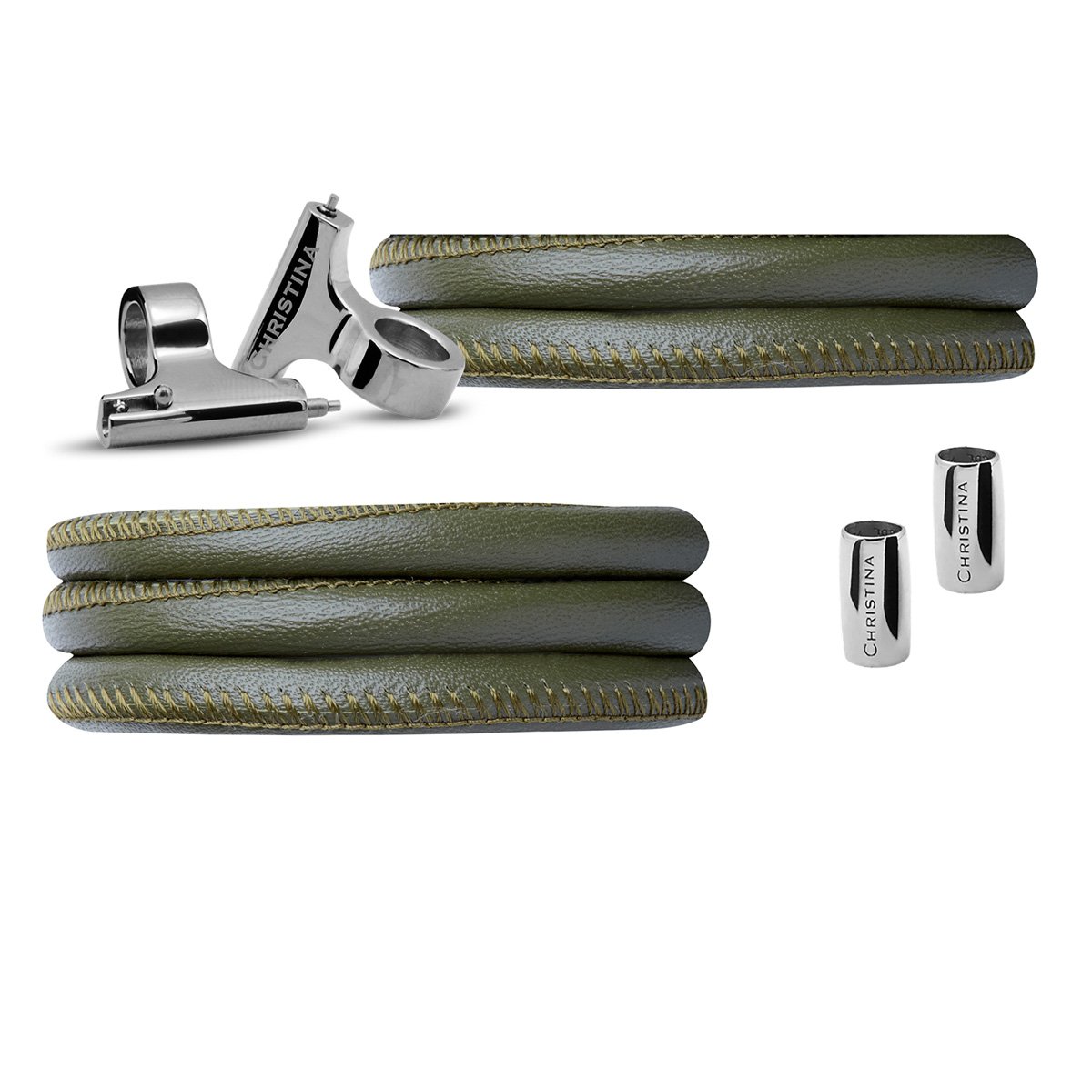 Køb Christina Jewelry & Watches - Watch cord set, Oliver lædersæt til ur, 16mm eller 18mm - Modelnr.: 604-OL hos Guldsmed Smeds