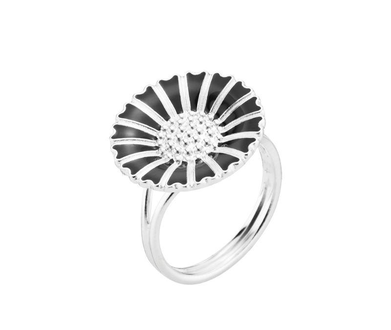Køb Lund of Copenhagen - Marguerite ring - Sort - Modelnr.: 907018-s hos Guldsmed Smeds