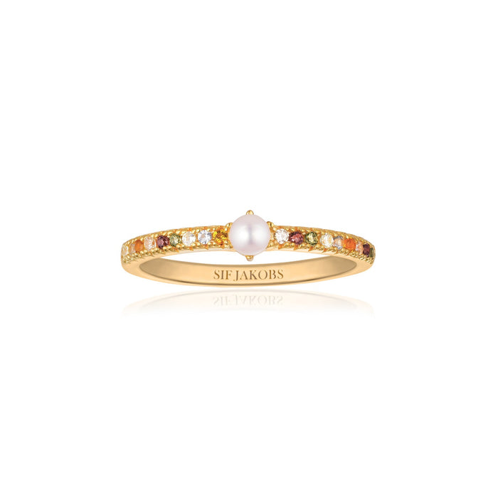 SIF JAKOBS - RING ELLERA PERLA UNO - MODEL: SJ-R12284-ACZ-SG