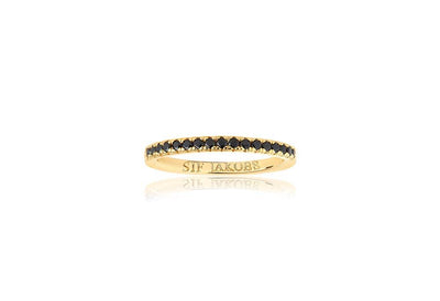 Køb SIF JACOBS - ELLERA RING - MODEL: SJ-R2869-BK-YG hos Guldsmed Smeds