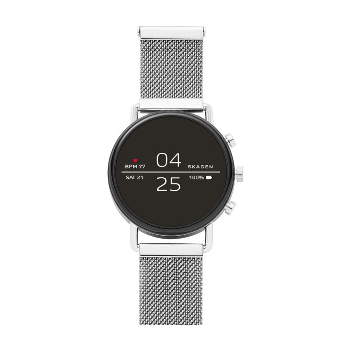 Køb Skagen - Falster 2 - Smart watch, stainless steel, Mesh - Model: SKT5102 hos Guldsmed Smeds