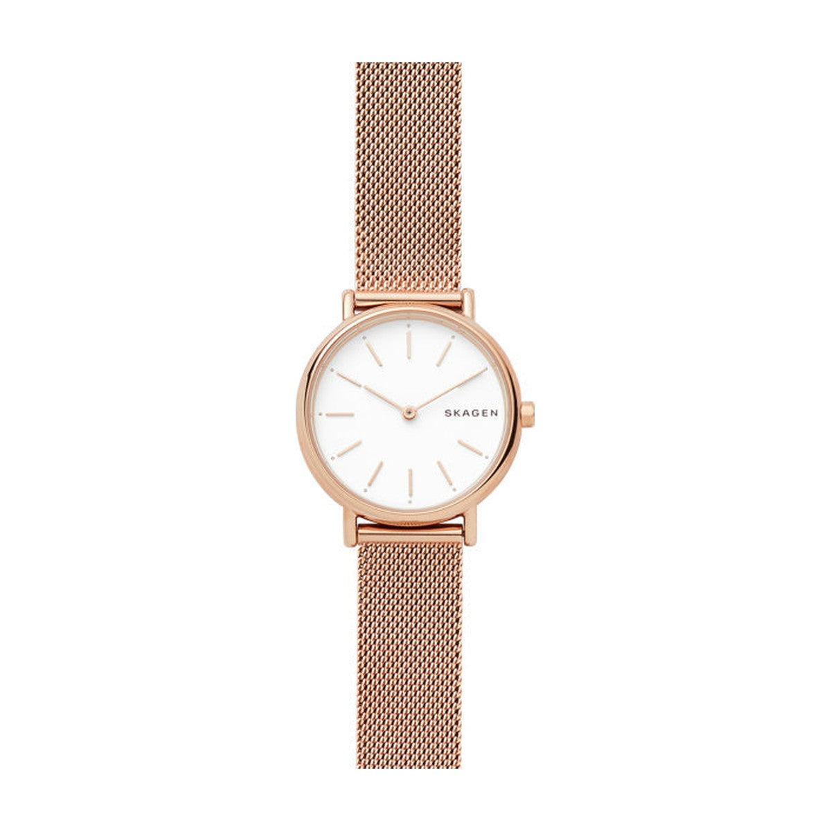 Køb Skagen - Dame ur - Rosa forgyldt med mesh lænke - Modelnr.: SKW2694 hos Guldsmed Smeds