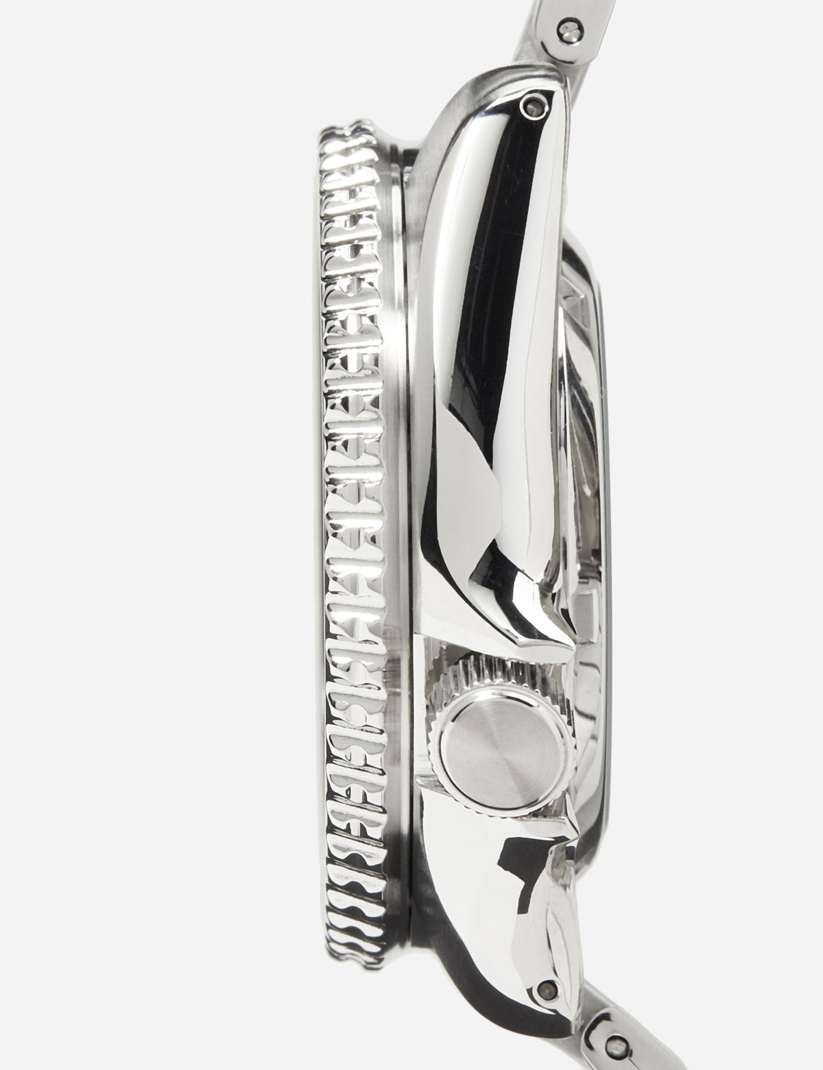 Seiko - 5 sport automatik herreur, stål med lænke, sort skive, 100m - Model: SRPD57K1