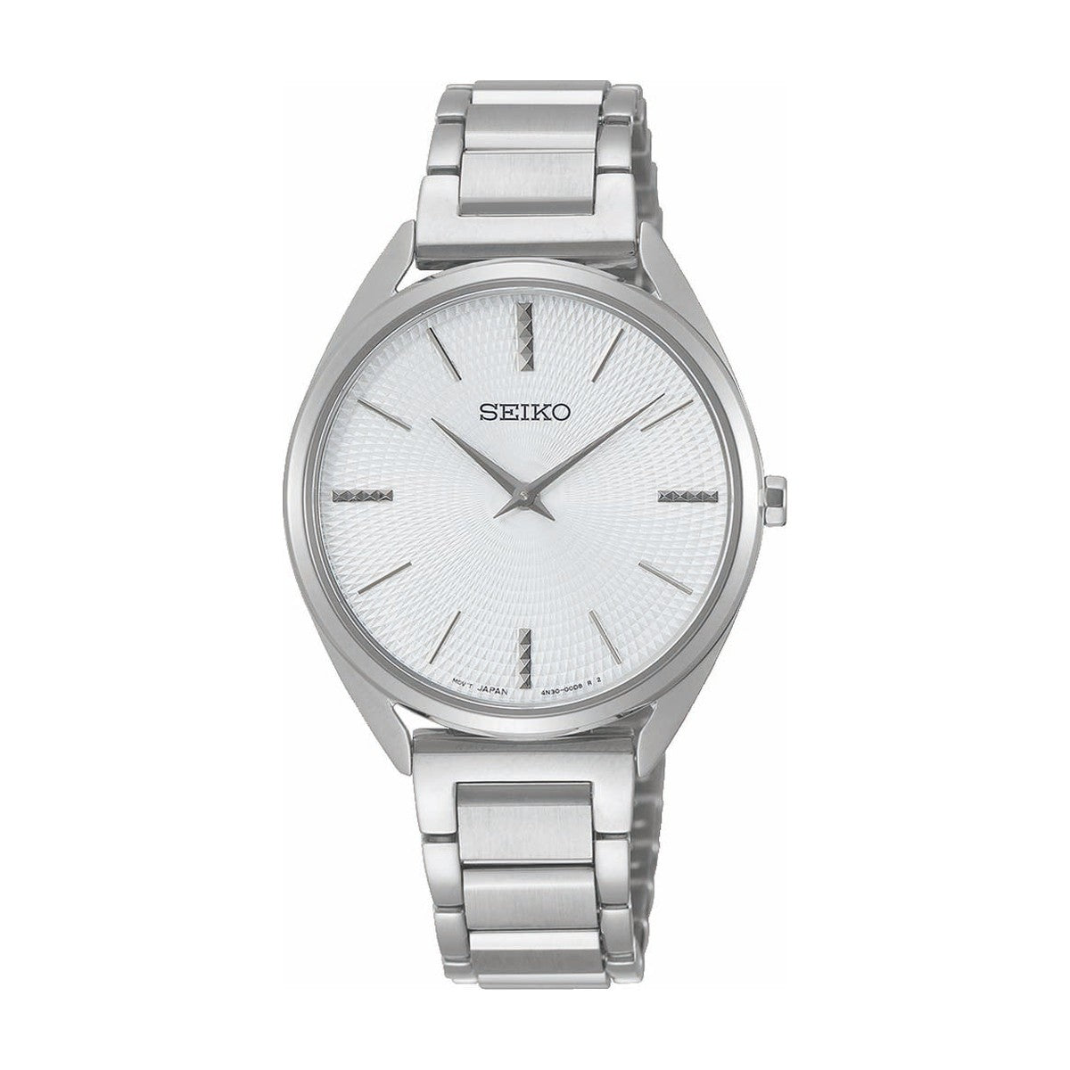 Køb Seiko - Dameur stål med lænke, 50m - Model: SWR031P1 hos Guldsmed Smeds