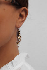 Jeberg Jewellery - Forgyldt Snake ørering - Model: 50530
