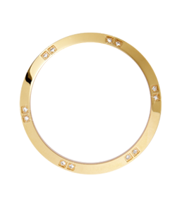 Køb Christina Jewelry & Watches - Top bezel, 36 mm, 12 sapphires, gold - Model: TCG36-12 hos Guldsmed Smeds