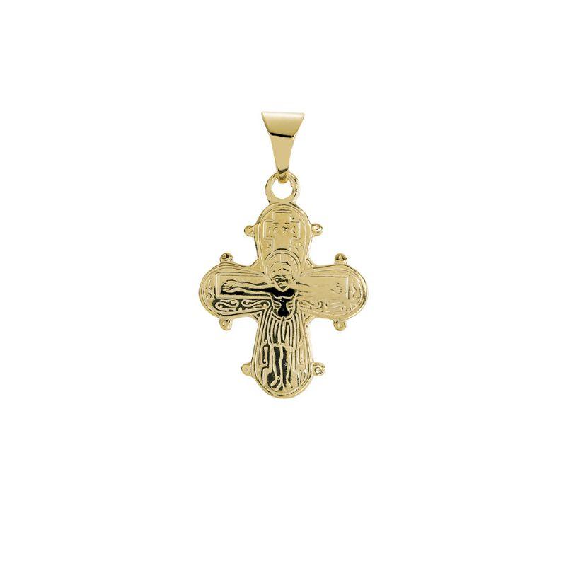 Køb Lund of Copenhagen - SØLV FORGYLDTDAGMARKORS, 16x13mm - Modelnr.: 906019-F hos Guldsmed Smeds