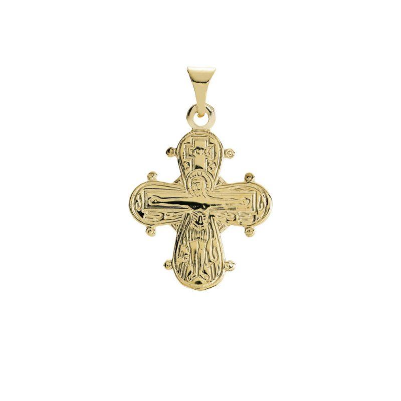 Køb Lund of Copenhagen - Dagmarkors forgyldt sølv vedhæng 18x16mm - Modelnr.: 906016-F hos Guldsmed Smeds