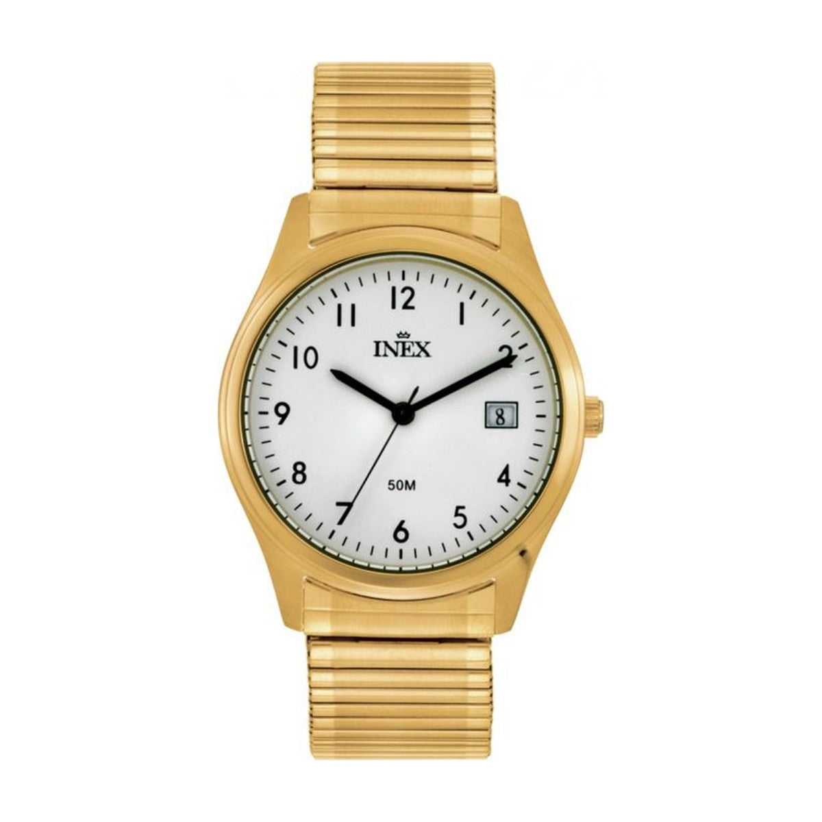 INEX - Herreur, double med hvid skive og flexlænke - Model: A6949-1D0A