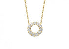 Køb Nuran - Emma, 14kt. guld halskæde med diamant 11 x 0,03 w/si - Model: V1050 033 RG hos Guldsmed Smeds