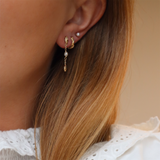 Jeberg Jewellery - Forgyldt Sand Dune Hoop - Model: 51200