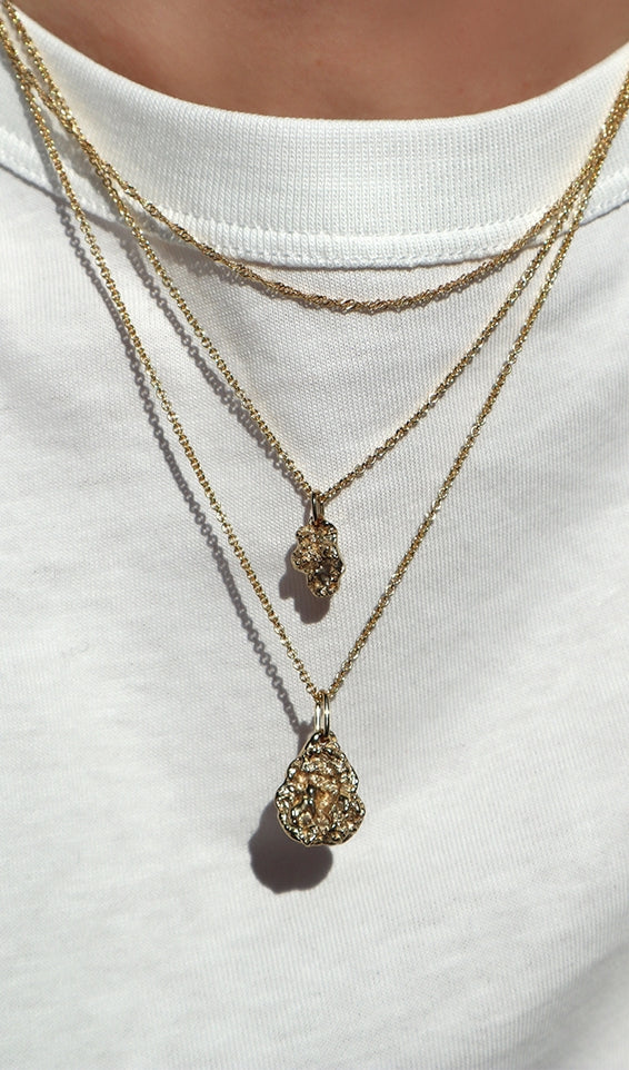 Jeberg Jewellery - Forgyldt "I AM GOLD" small halskæde - Model: 40760