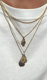 Jeberg Jewellery - Forgyldt "I AM GOLD" small halskæde - Model: 40760