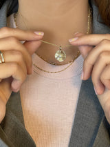 Jeberg Jewellery - Forgyldt Sand Dune Pearl Halskæde - Model: 44040