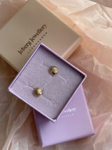 Jeberg Jewellery - Forgyldt - Seashell Ørestikker, 7mm - Model: 50820