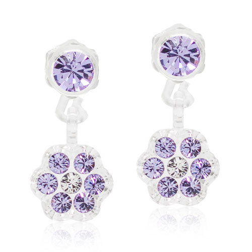 Køb Blomdahl - MP Pendant Daisy 4/5 mm, Violet/crystal - Model: 15-0103-1456 hos Guldsmed Smeds